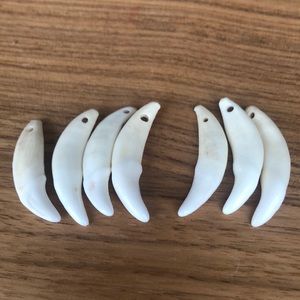 Feline teeth beads
